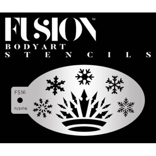 Fusion Stencils, Princess Snow Queen Crown (FS16)